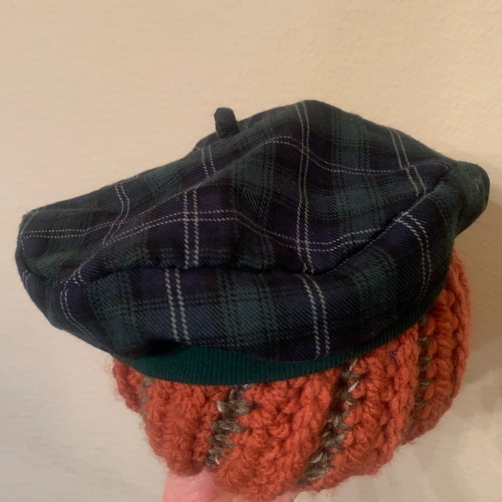 Plaid Beret
